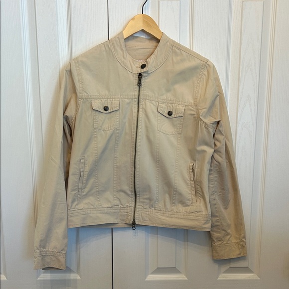 B.U.M. Equipment Jackets & Blazers - Vintage B.U.M. Equipment Women’s Beige Lightweight Jacket